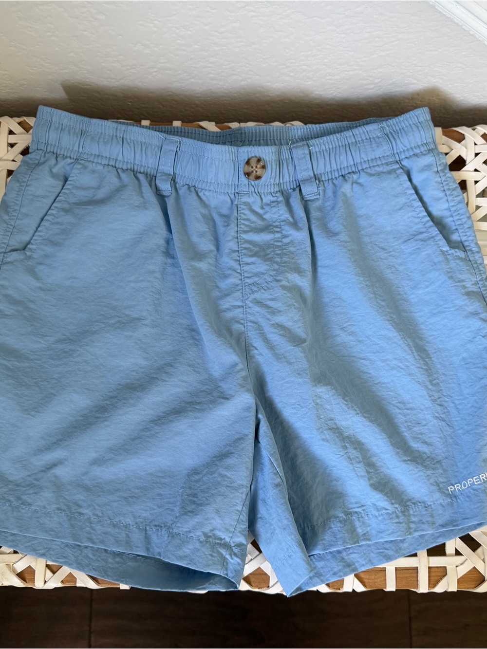 Property Of Light Blue Kids' Shorts
